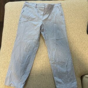 Women Striped blue Pants size 12